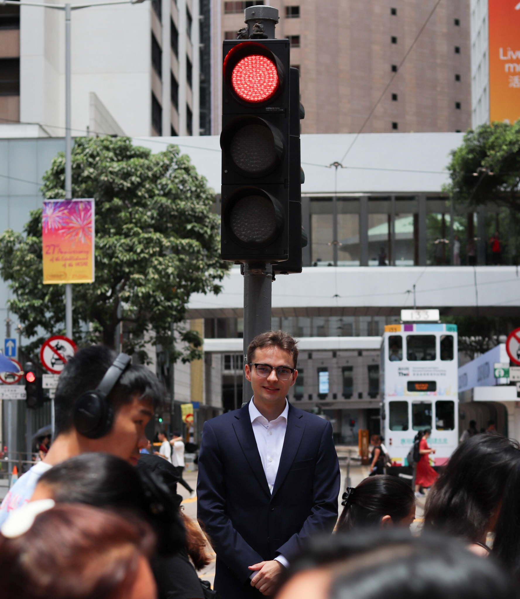 Me posing somewhere in Hong Kong