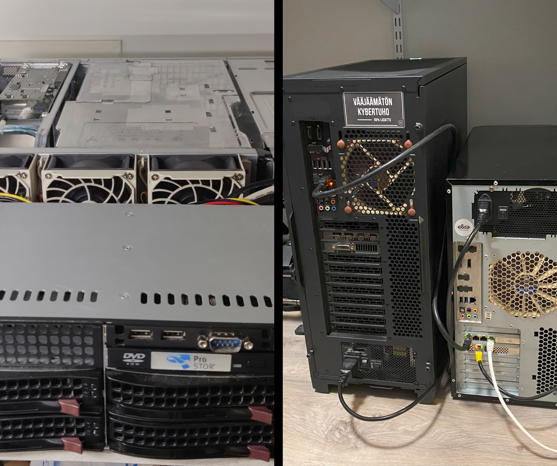Image of my rack server